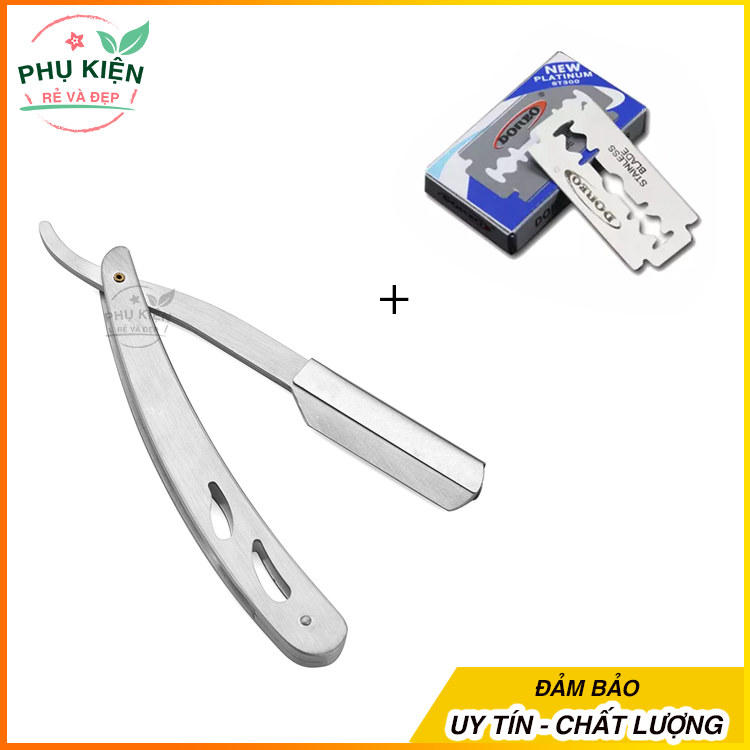 [HCM]Bộ Dao Cạo Đa Năng Bỏ Túi + 10 Dao Lam Tiện Dụng - PHỤ KIỆN RẺ VÀ ĐẸP