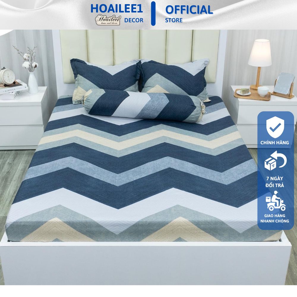 Bộ ga gối m6/m8 drap giường ga trải giường+2 vỏ gối đầu cottong poly bò sữa trắng mẫu mã đa dạng