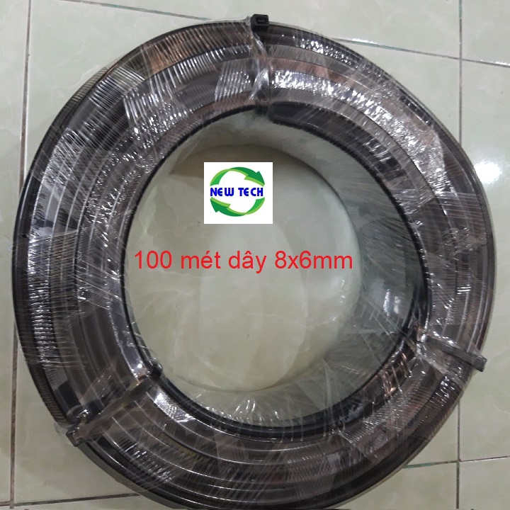 Cuộn 100m dây dẫn nước pe 8x5mm hoặc 8x6mm cho hệ thống phun sương dùng dẫn nước trong hệ thống phun sương hệ thống tưới tự động