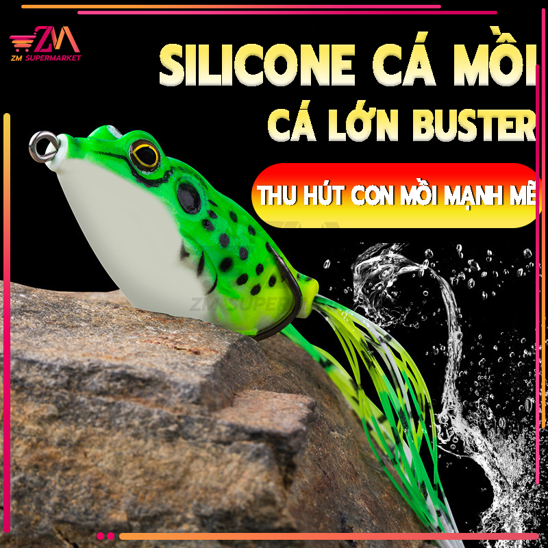 Mồi giả mồi câu cá,mồi câu cá nhân tạo hình con ếch-mềm mại,4cm/5cm/5.5cm mồi giả câu cá lóc máy câu cá