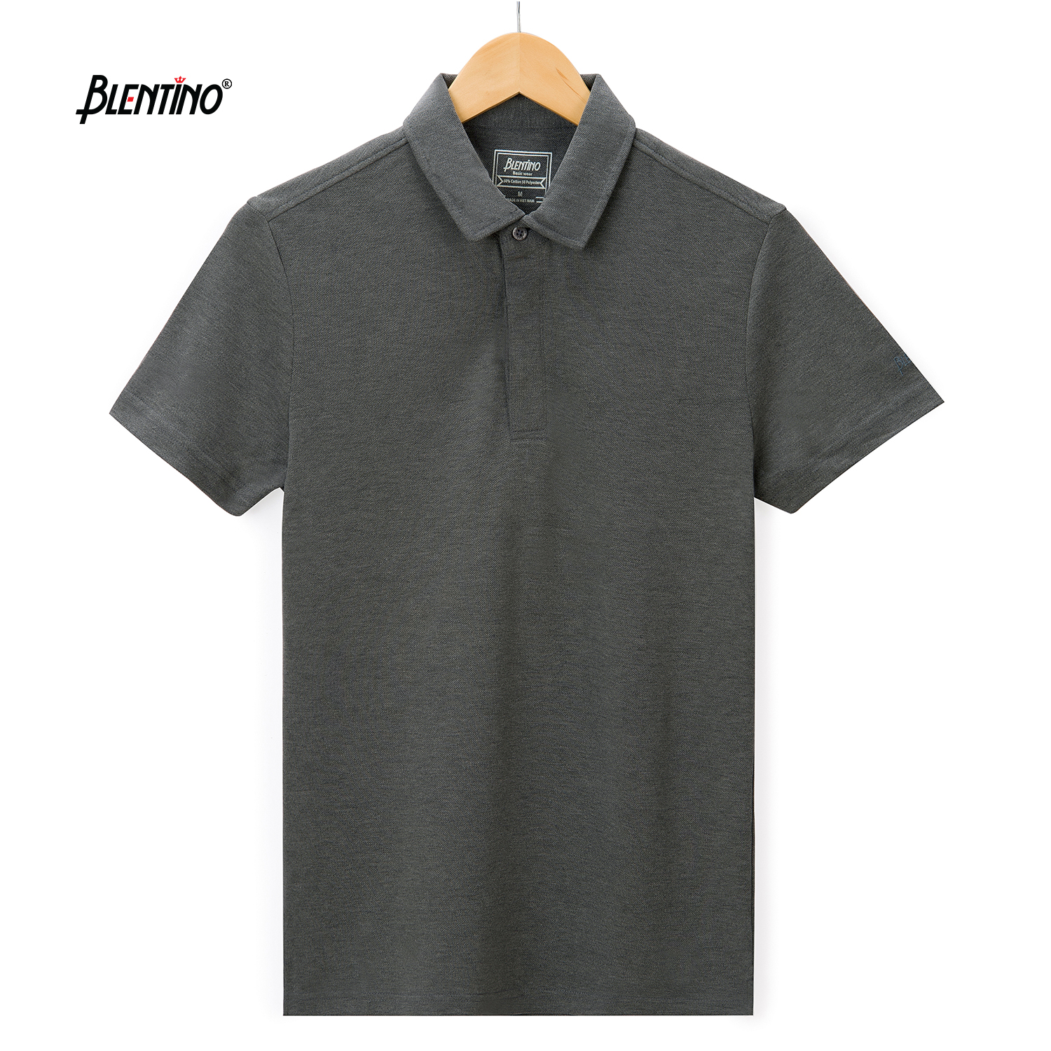 BLENTINO - Áo thun có cổ Polo nam phom dáng Reguler Fit chất liệu cotton thấm hút BL-PL27822