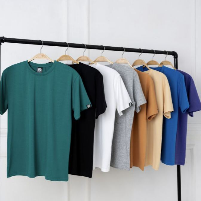 Áo thun ngắn tay nam nữ áo phông trơn cotton i'm basic nhiều màu mềm mịn ant01