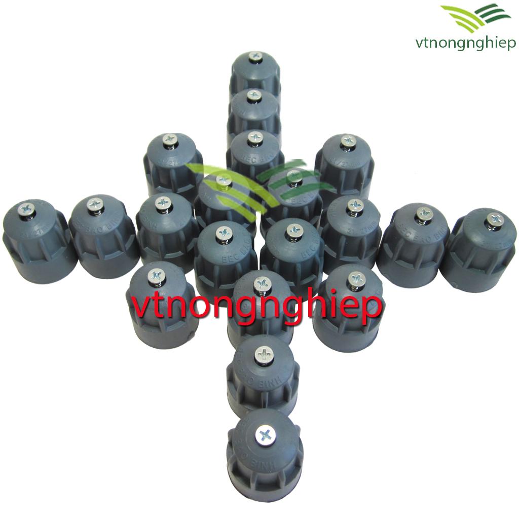 20 Béc vít phun cao pvc phi 27mm, sử dụng tưới nông nghiệp cho vườn ươm cây giống, vườn cây ngắn ngày có tán lá rộng, vườn cây ăn trái..v.v..