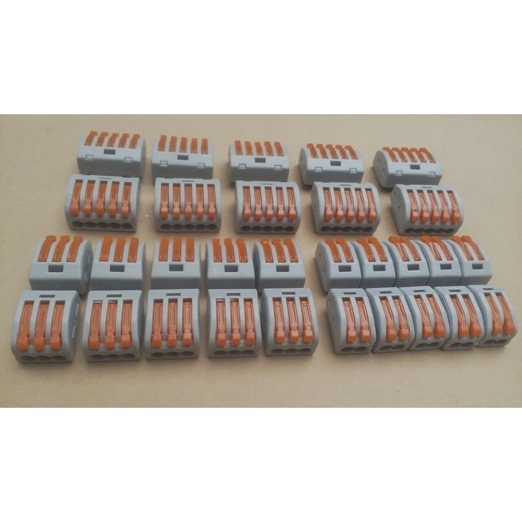 com bo 10 Cút nối dây điện KV774 giúp bạn nối các dây điện với nhau trong vòng 3 giây, không cần kìm, không cần băng dính cách điện và việc tháo dây khỏi cút nối khi không cần đến cũng dễ dàng như lúc lắp vào