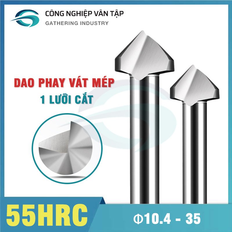 Dao phay vát mép 1 lưỡi 90 độ hàng chính hãng, chất lượng cao