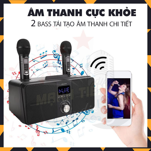 [HCM](MẪU MỚI SALE OFF)Loa Karaoke Bluetooth SDRD SD-309 MỚI NHẤT 2021 Âm Thanh Stereo 3D Ấn Tượng Sống Động Có Màn Hình LED Hiển Thị Thông Số Tặng Kèm 2 Mic Không DâyThiết Kế Nhỏ Gọn Thuận Tiện Cho Picnic Dung Lượng Pin Lớn
