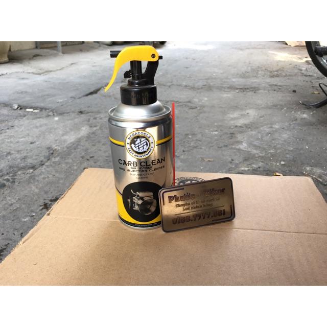 [HCM]Megacools Carbclean Dung Dịch Xịt Vệ Sinh Buồng Đốt Siêu Tiện Lợi Tiết Kiệm  Hiệu Quả 300Ml