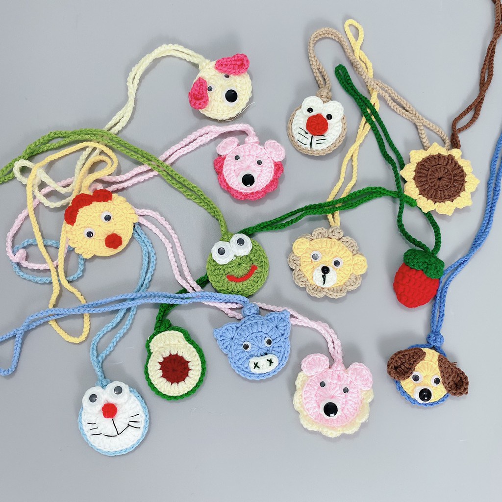 Túi mini đựng tỏi, túi len đựng tỏi cho bé- Nhiều mẫu