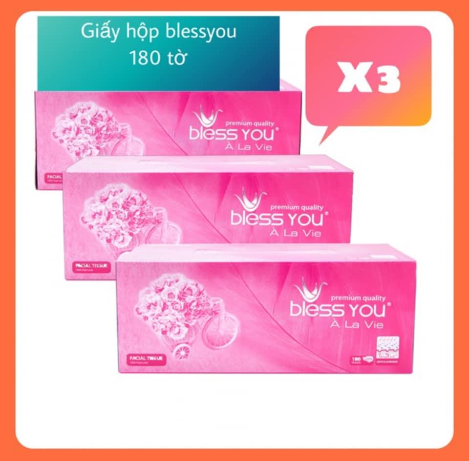 [HCM]combo 3 giấy hộp bless you 180 tờ