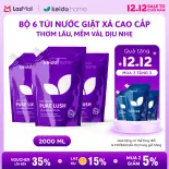 12KG Nước Giặt Xả Cao Cấp Keido.home 2L Túi – Hương Hoa Thiên Nhiên, Thơm Lâu, Dịu Nhẹ
