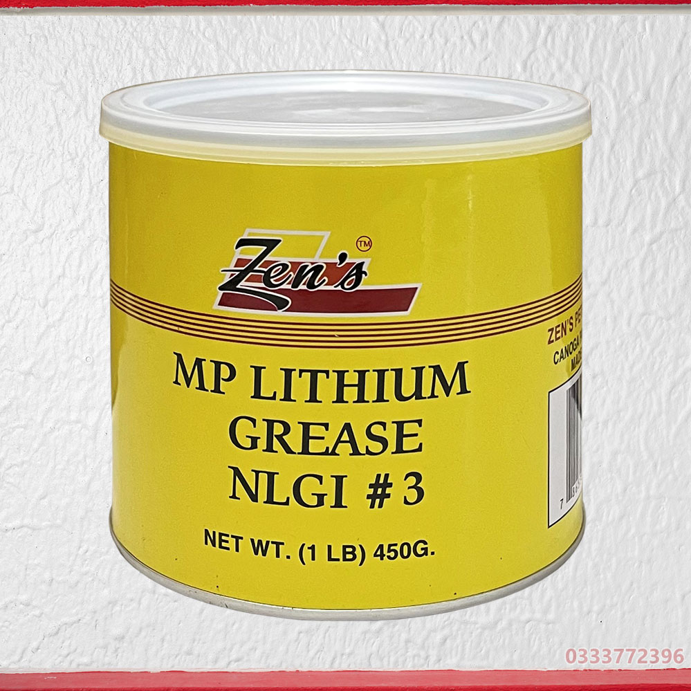Mỡ bò Lithium Grease bôi trơn bảo dưỡng đa năng Zen's #3 450g