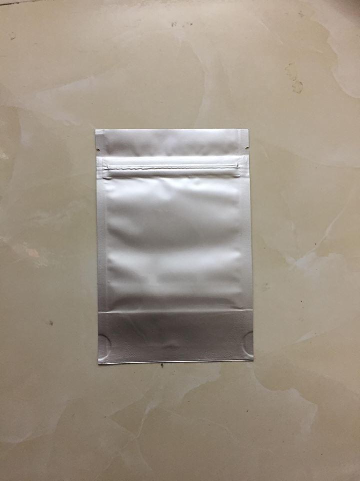 10 TÚI ZIP 2 MẶT BẠC ĐÁY ĐỨNG 10*15 CM