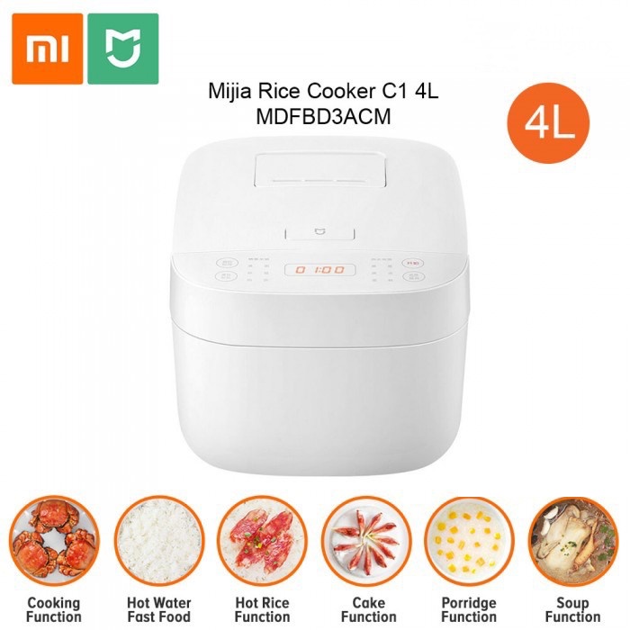 Hot deals - nồi cơm điện thông minh cao tầng xiaomi chính hãng - 1.6l dfb201cm va 4l mdfbd03acm