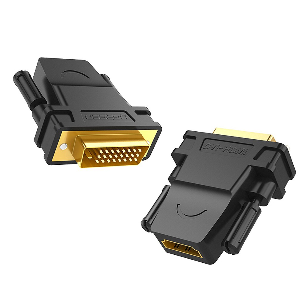 Đầu chuyển đổi dvi 24+1 sang hdmi âm ugreen 20124