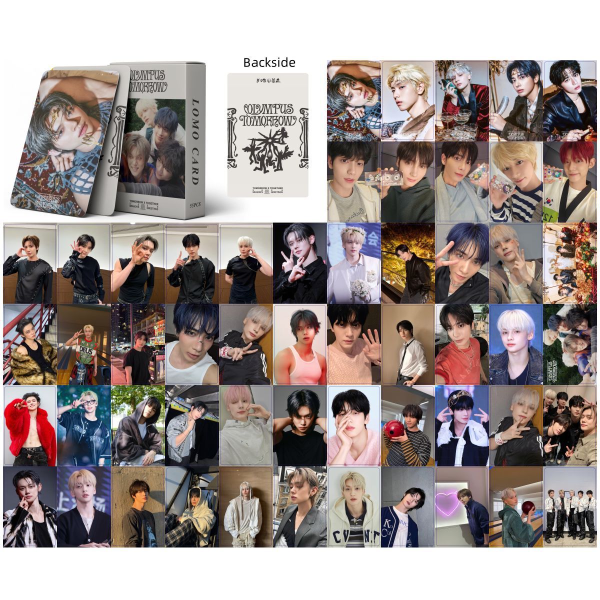 Set 55 lomo card hologram TXT Season's Greetings 2026