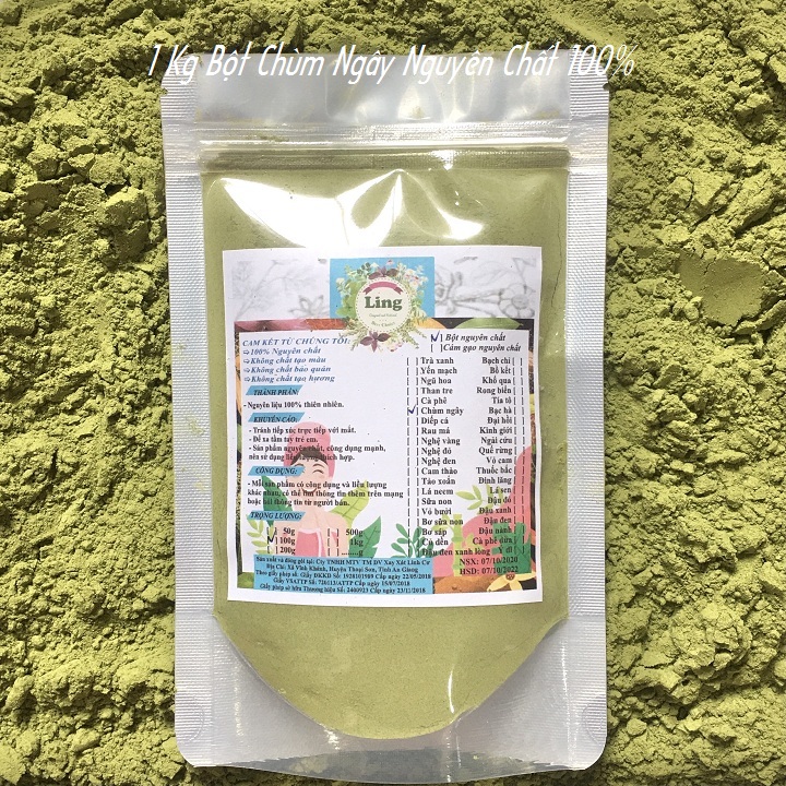 Bột Chùm ngây sấy lạnh 500g-1Kg có giấy VSATTP và ĐKKD nguyên chất thiên nhiên 100% dùng để đắp mặt đa công dụng