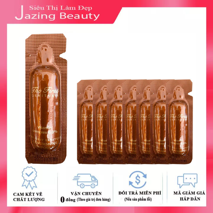 Combo 60 gói tinh chất làm trắng da và chống lão hóa ohui the first vitamin complex 8.0% 1mlx60
