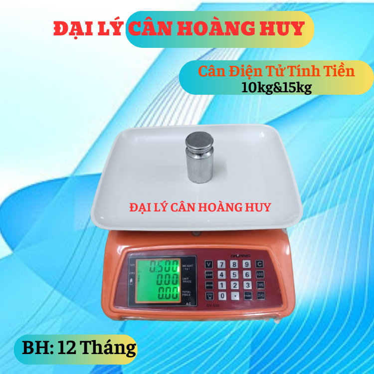Cân điện tử 10kg&15kg tính tiền,dùng sạc,màn hình 2 mặt,dùng cho cân hoa quả,thực phẩm