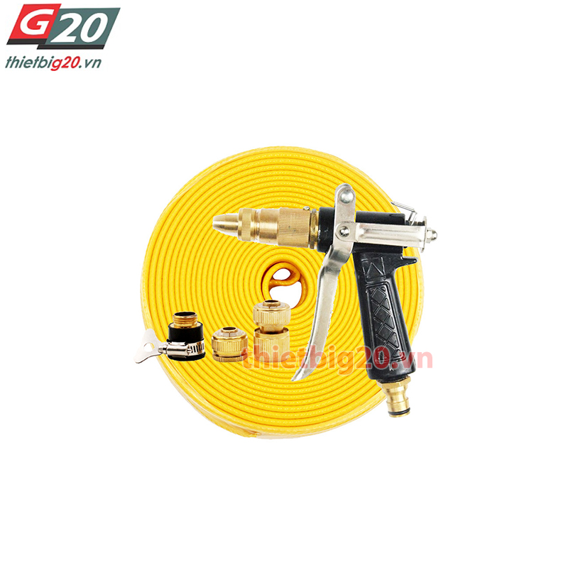 Bộ vòi phun nước tăng áp rửa xe, tưới cây - Tùy chọn 10/15/20