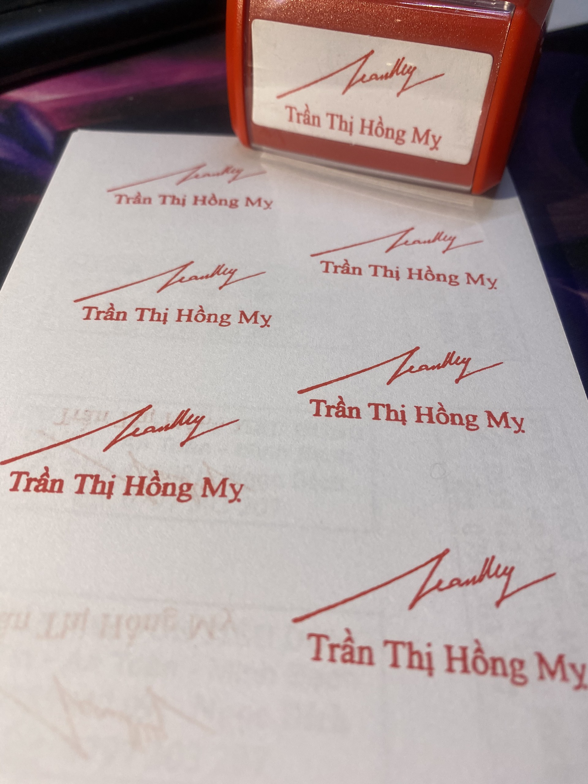 [HCM]Khắc dấu con dấu chữ kí