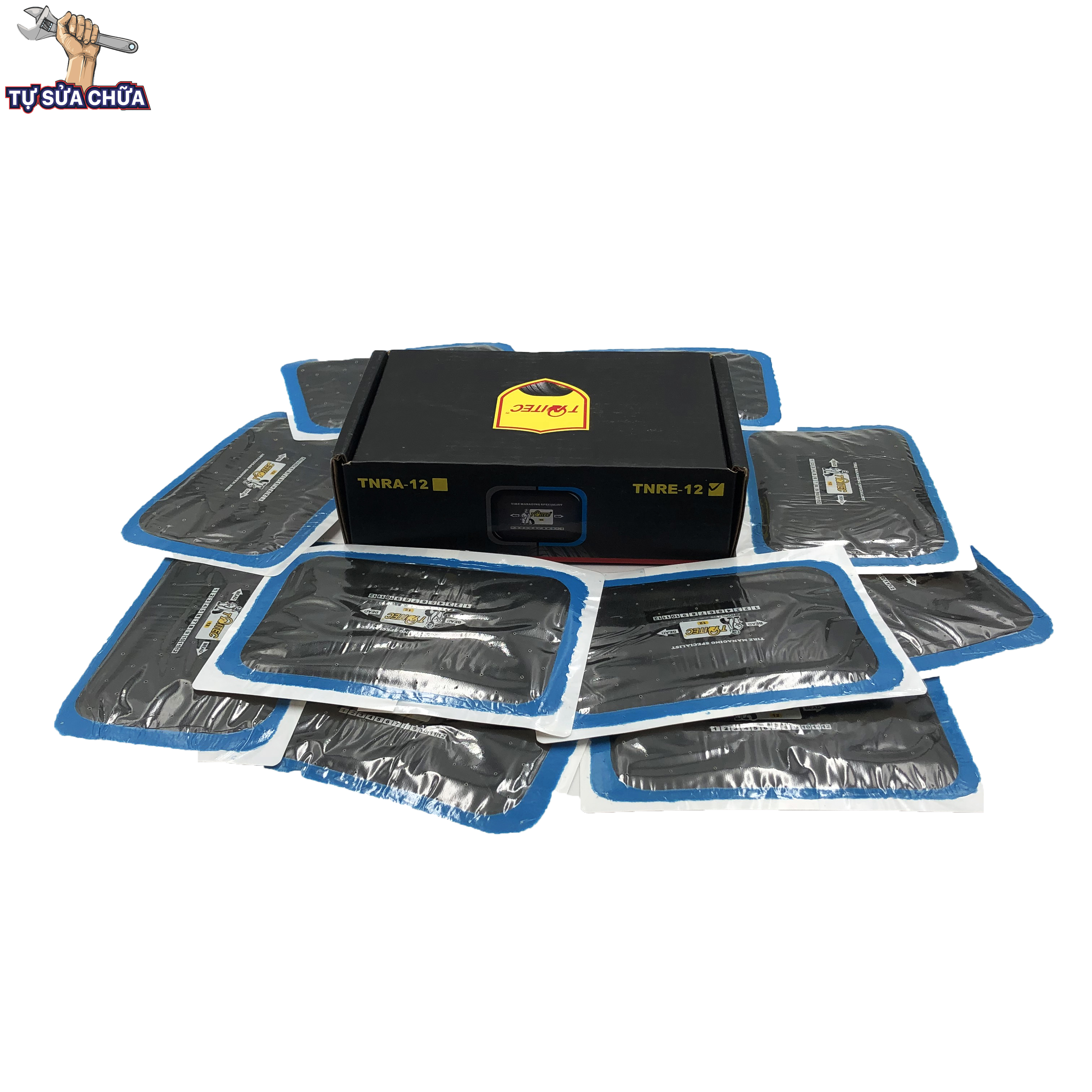 Miếng vá lốp mành thẳng kích thước 115x75mm Taitec TNRE-12