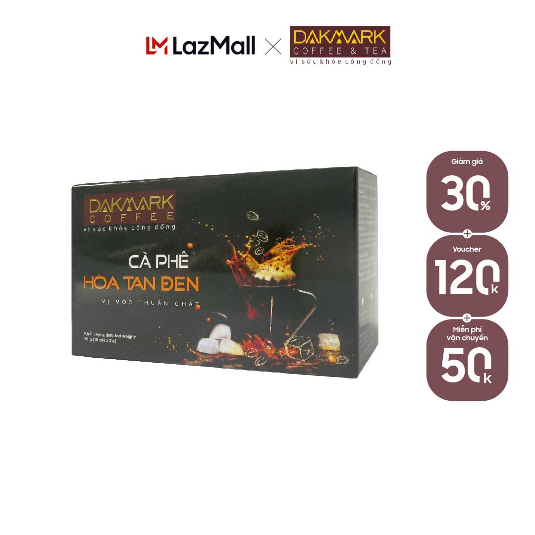 Cà phê Hoà tan Đen không đường DakMark