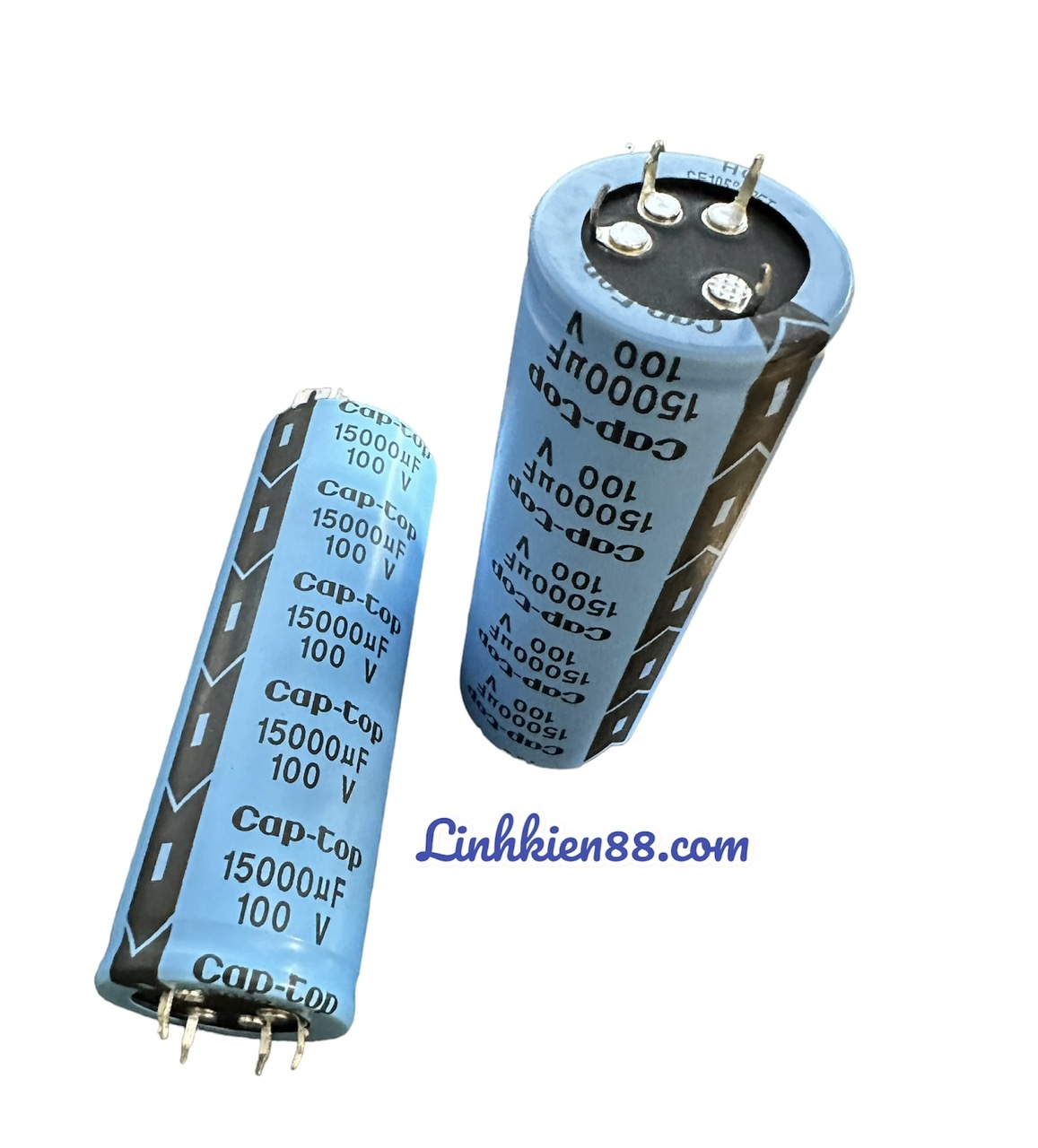 Tụ audio amly cục đẩy 100v 15000uf 35x100mm cap-top mới