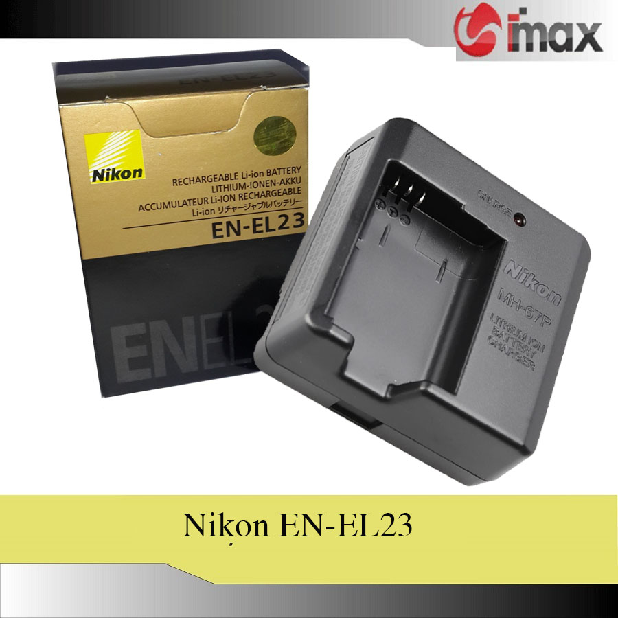 Bộ 01 pin nikon en-el23 + 01 sạc nikon mh-67p - hàng nhập khẩu