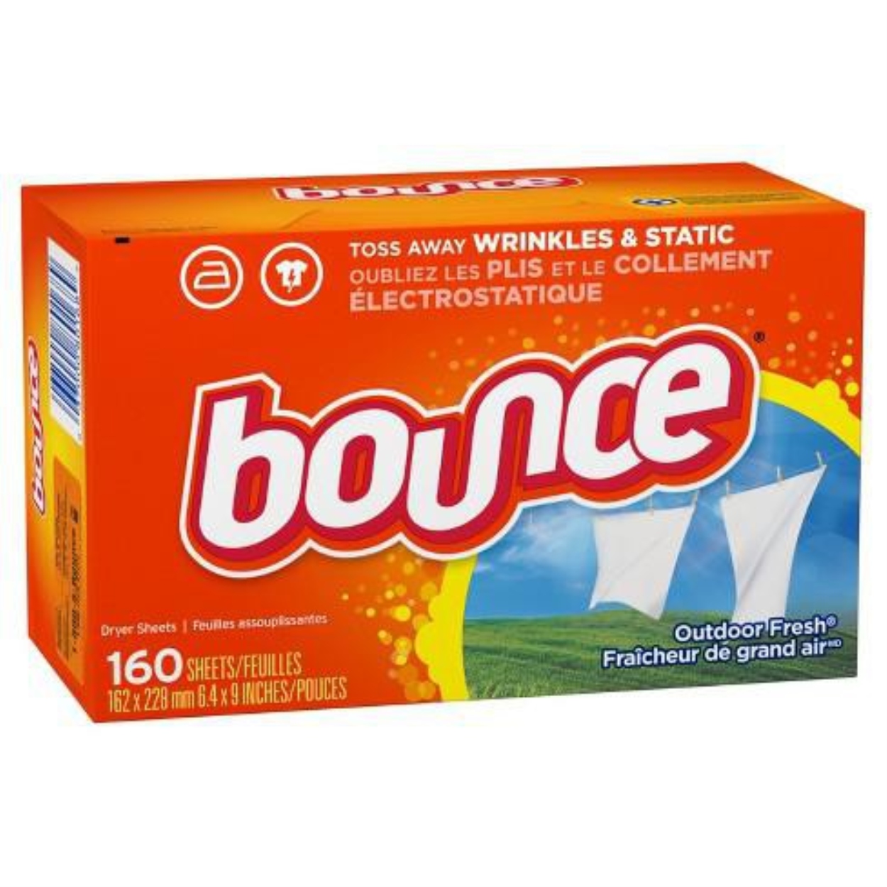 ∏™卍  Giấy thơm quần áo Bounce Mỹ 160 tờ