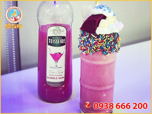 Siro teisseire kẹo cao su - teisseire bubble gum syrup
