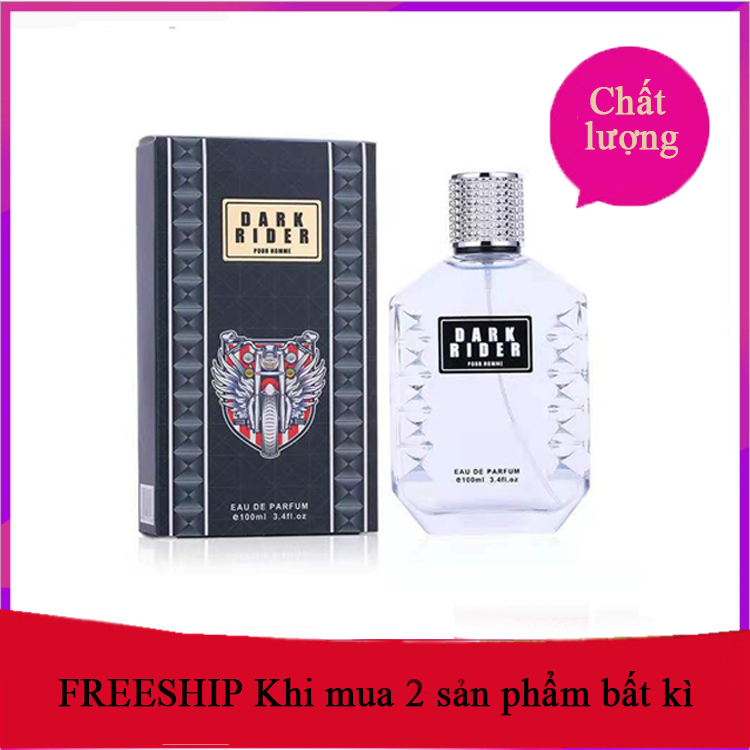 Nước Hoa Nam Cao Cấp DARK RIDER 100ml mùi hương gỗ lưu hương 8 tiếng đồng hồ, giúp bạn luôn tự tin và toả sáng