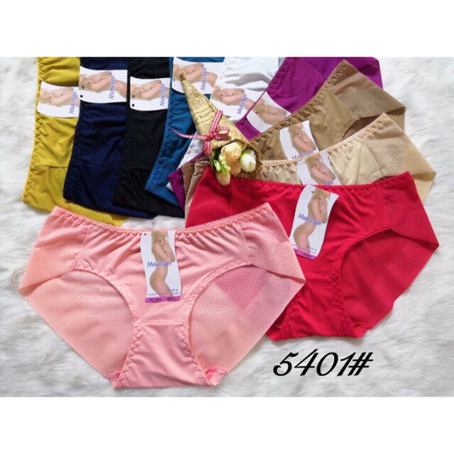 Quần lót nữ su trơn mã 5401 combo 10 quần - my loan 42
