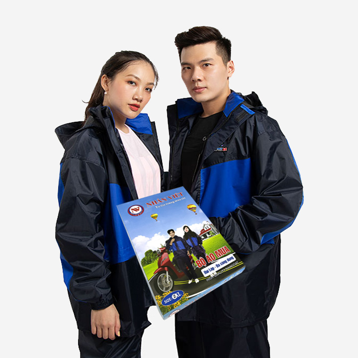 Áo mưa bộ 2 lớp sơn thủy k4 - nhân việt bộ quần áo đi mưa chống lạnh giữ ấm , áo mưa thời trang chính hãng - shop phúc thịnh