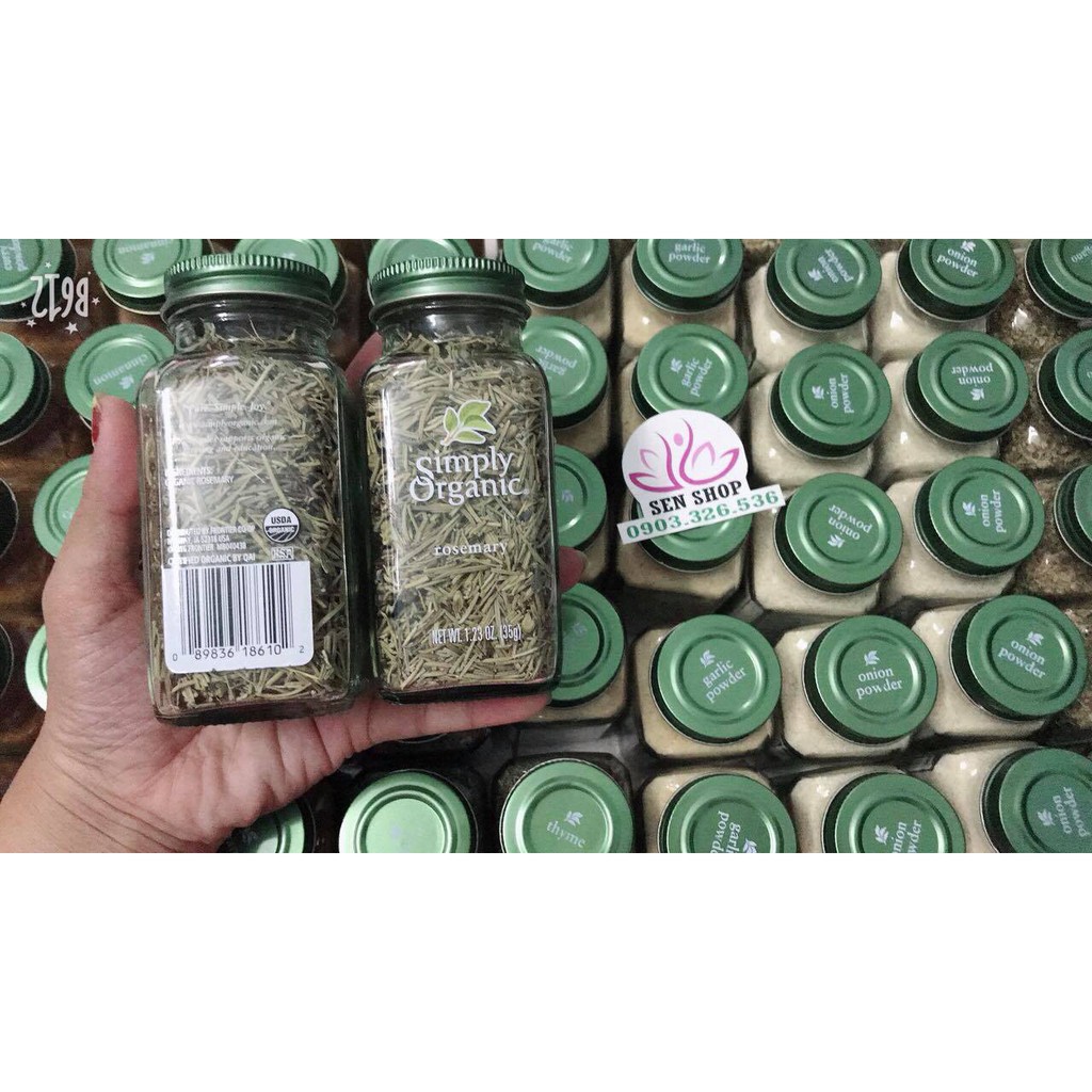 Lá hương thảo hữu cơ - 21gr
