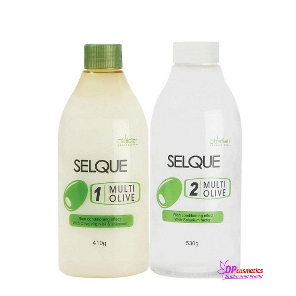 Kem uốn tóc obsidian olive đa năng 500ml- chai số 1 kem