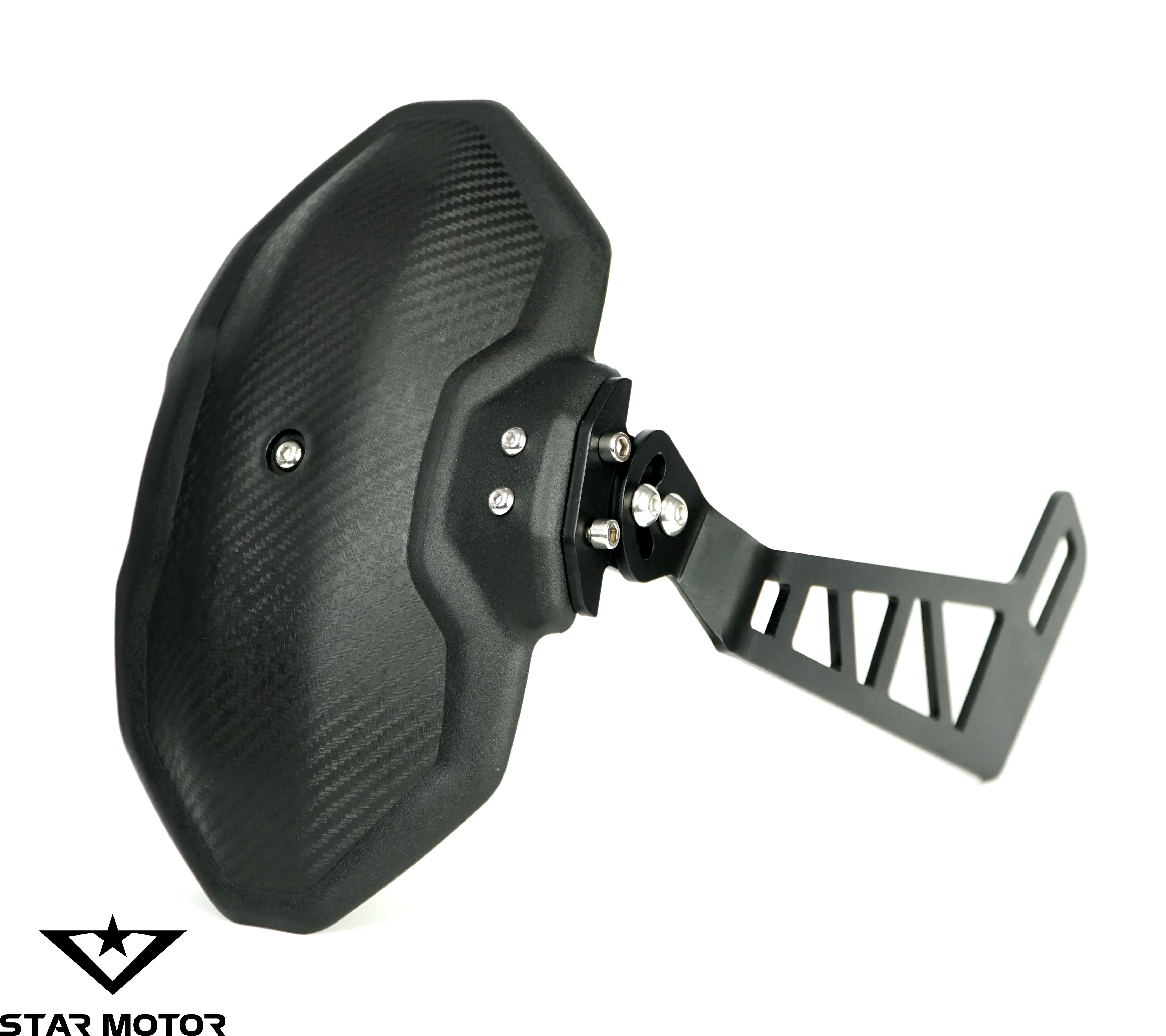 Dè chắn bùn robot, chắn bùn 1 chân sơn carbon dành cho các dòng xe exciter, winner, r15v3, mt15, pkl, pkn