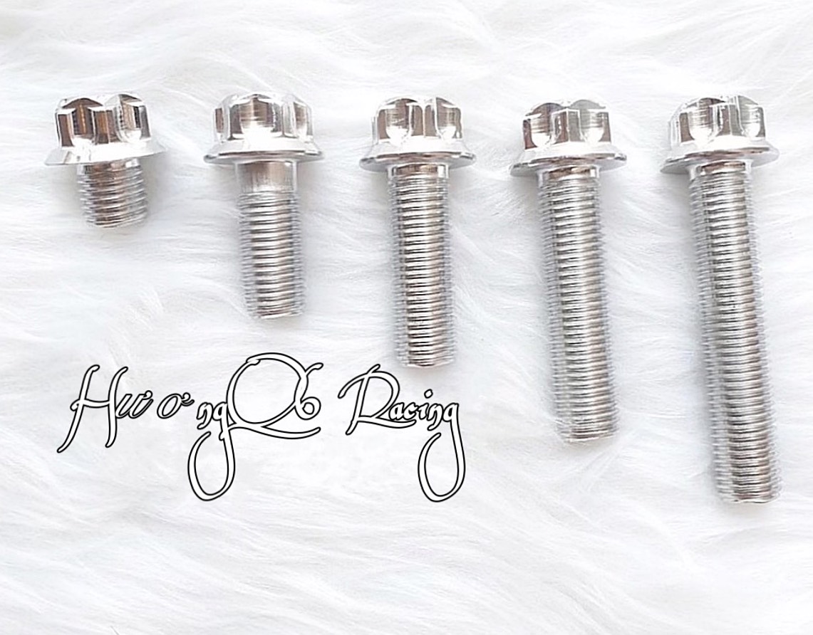 Ốc Salaya Inox 304 6li Chiều Dài Đầy Đủ Các Size