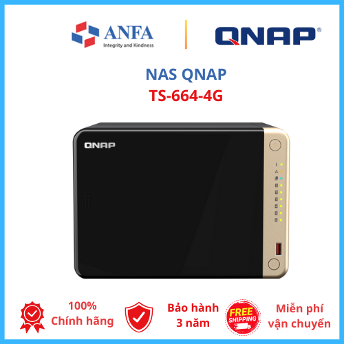 Thiết bị lưu trữ Qnap TS-664-4G