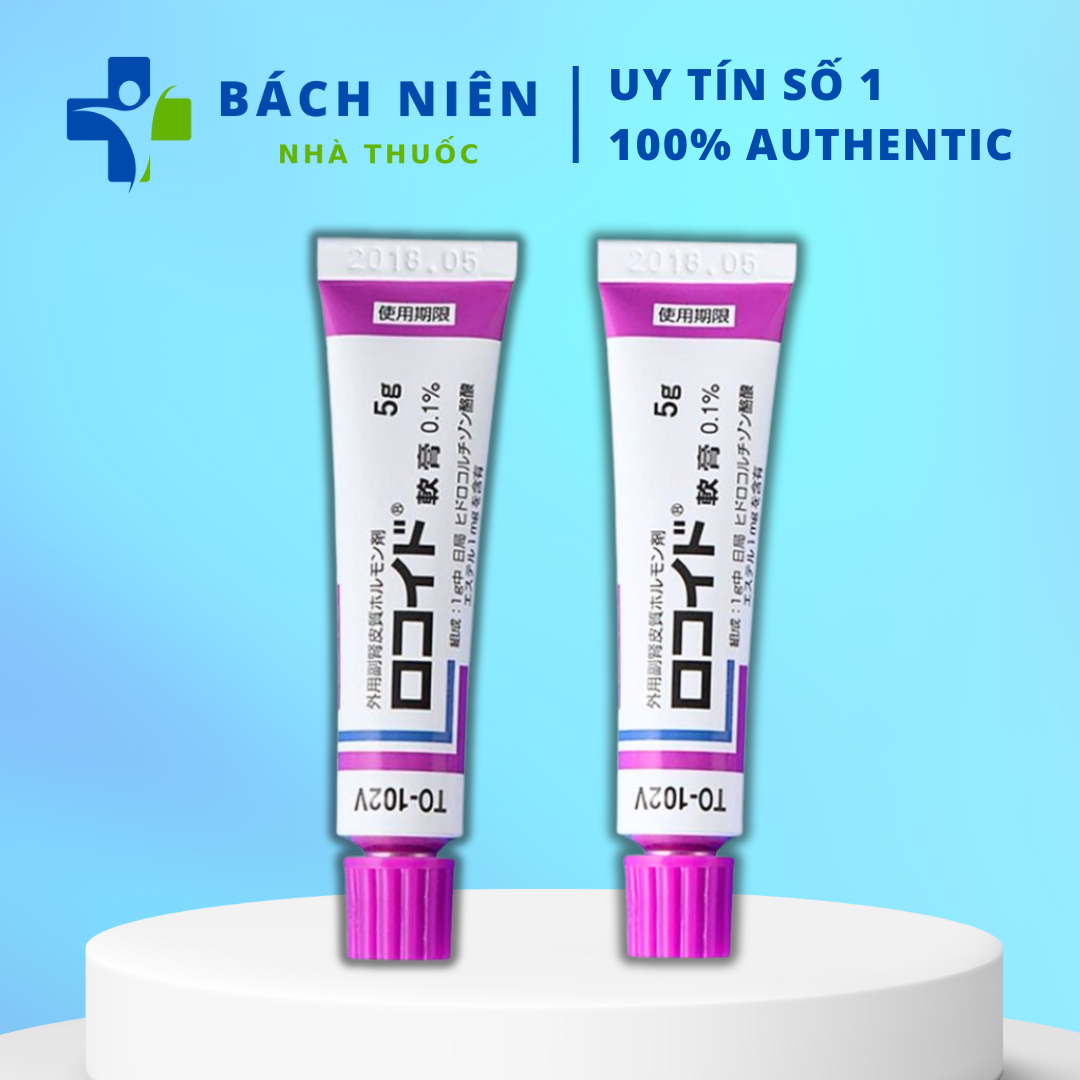 Kem bôi côn trùng cắn Rokoito Nhật Bản 5g, Kem bôi muỗi đốt và côn trùng cắn Rokoito Lo.coid Ointment