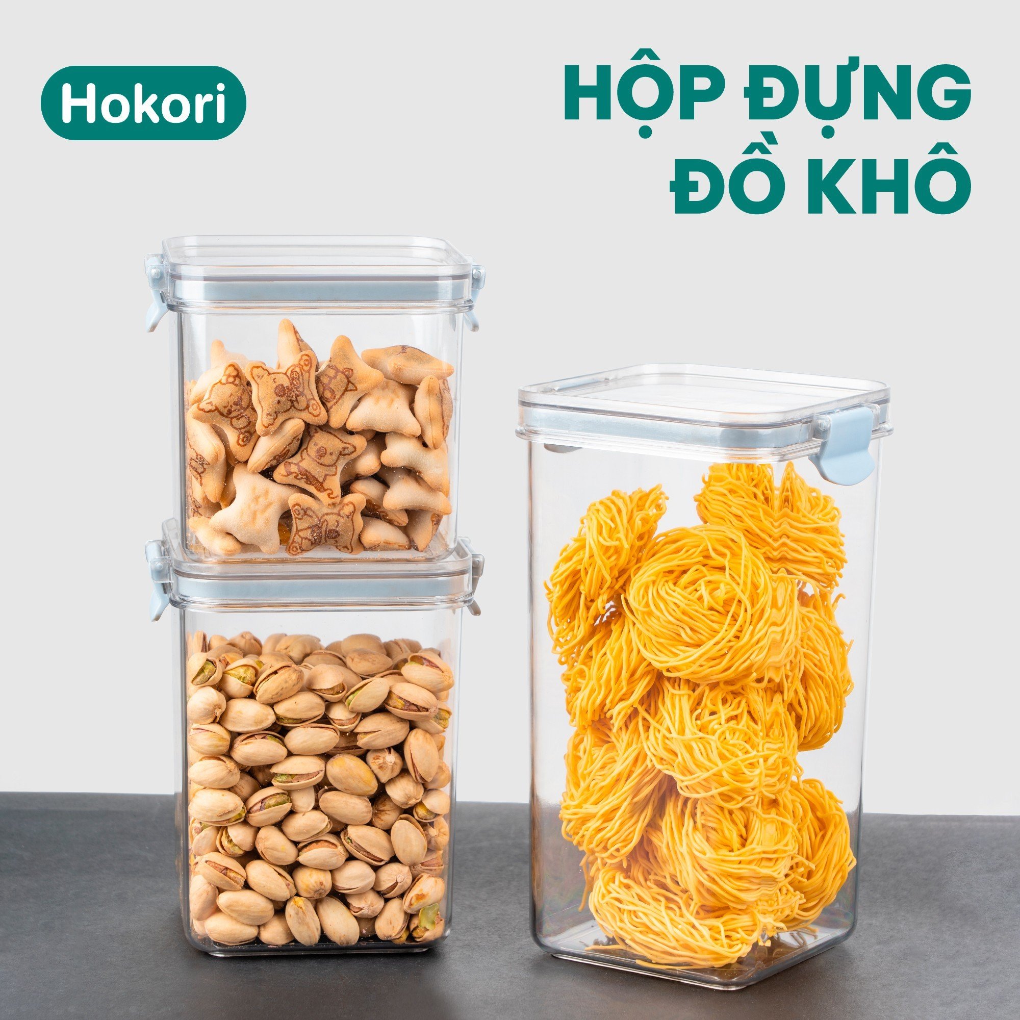 Hộp đựng thực phẩm khô, hộp đựng đồ khô, hộp bảo quản thực phẩm khô, hộp nhựa đựng thực phẩm Việt Nhật