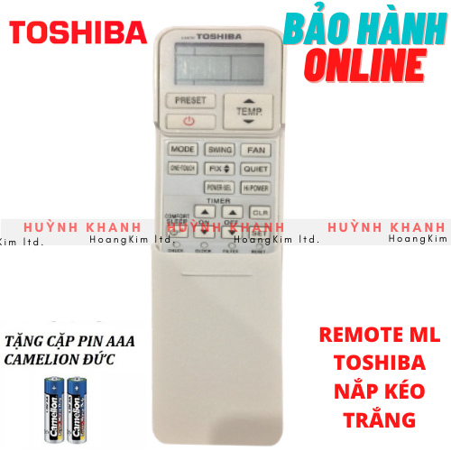 Remote ml to.shi.ba kéo nút trắng siêu bền đẹp