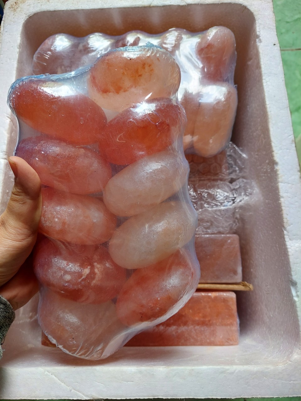 1 lốc 10 viên đá muối himalya, nhập khẩu từ pakistan