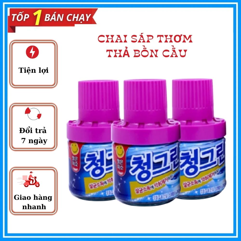 Sáp thơm thả bồn cầu diệt khuẩn khử mùi HÀN QUỐC