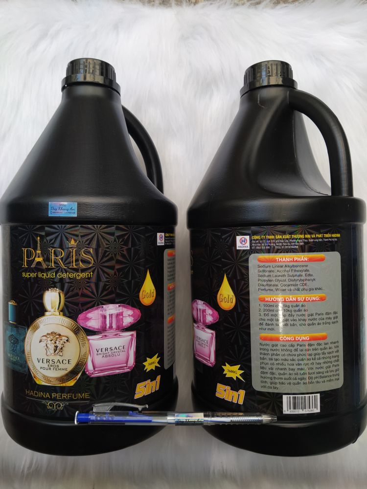 Nước Giặt PARIS 3600mL MÀU ĐEN