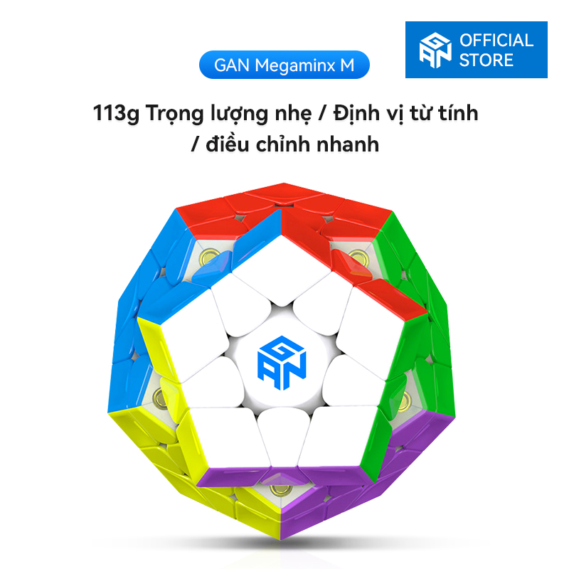 GAN Megaminx M, Ngũ Giác Từ Tốc Độ Cube, Không Dính