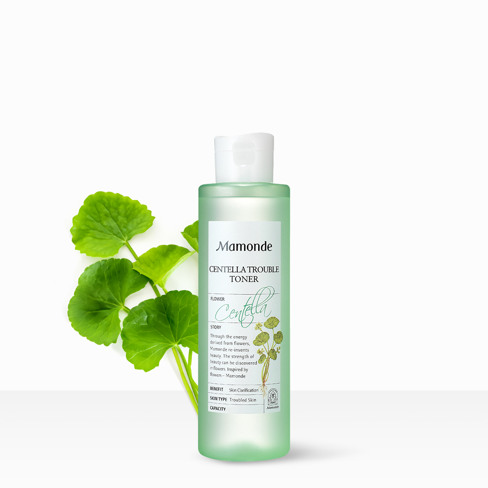 Nước hoa hồng TONER MAMONDE Rau má Da mụn 250ml