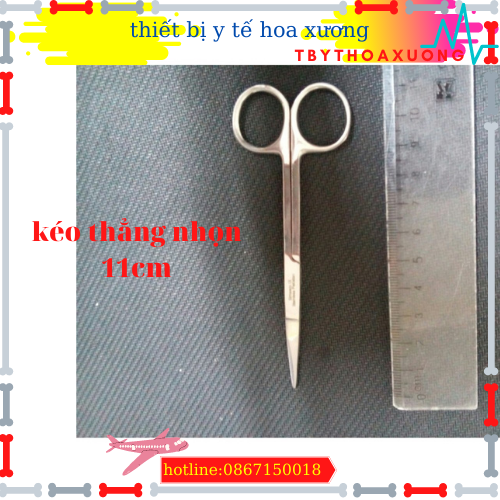 Kéo thẳng nhọn 11 cm