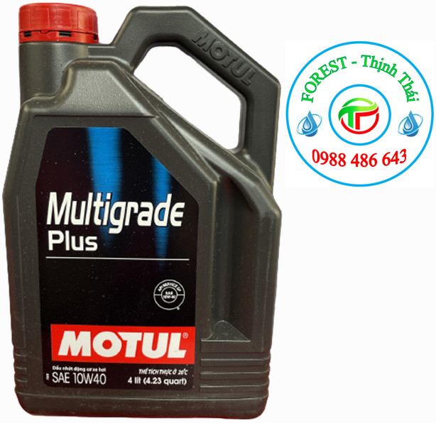 Dầu nhớt xe ô tô motul multigrade plus 10w40 sp 4l