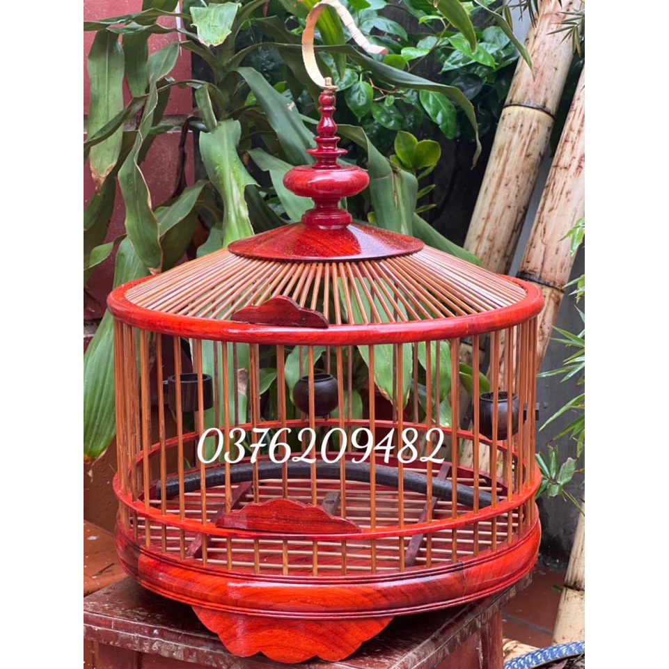 Lồng chim cu gáy gỗ đẹp bền chắc