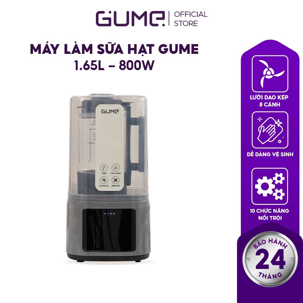 Máy làm sữa hạt đa năng 1.65l gume, nhập khẩu hàn quốc, bảo hành 24 tháng